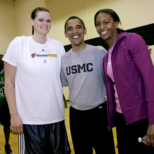 Obama Talks Tamika Catchings During Visit to Indy